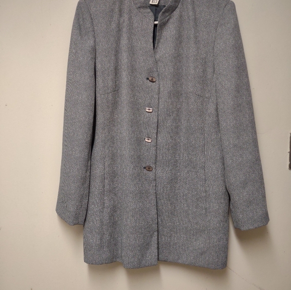 Travis Ayers Gray Blazer Jacket Size 16 - Picture 2 of 12